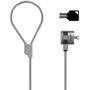 Aisens Cable de Seguridad con Cerradura de Llave 1.5m ASLK-D40K02-SL en Plata